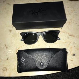 Ray-Ban RB4195 Wayfarer Liteforce G-15 lenses